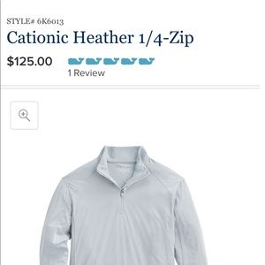 Vineyard Vines Golf Performance Men 1/4 Zip- M NWT